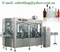 glass bottle filling machine