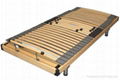 wood slatted adjustable bed frame  2