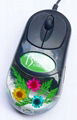 Novel real flower computer mouse