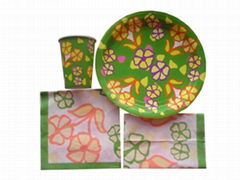 paper table ware-green