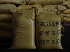 Ferrous sulphate monohydrate