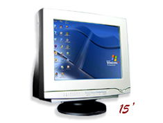 Monitor(15"CRT)