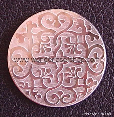 Shell decoration laser engraving  3