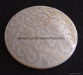 Shell decoration laser engraving  4