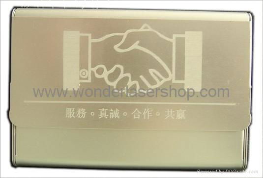 Name card case laser marking 4