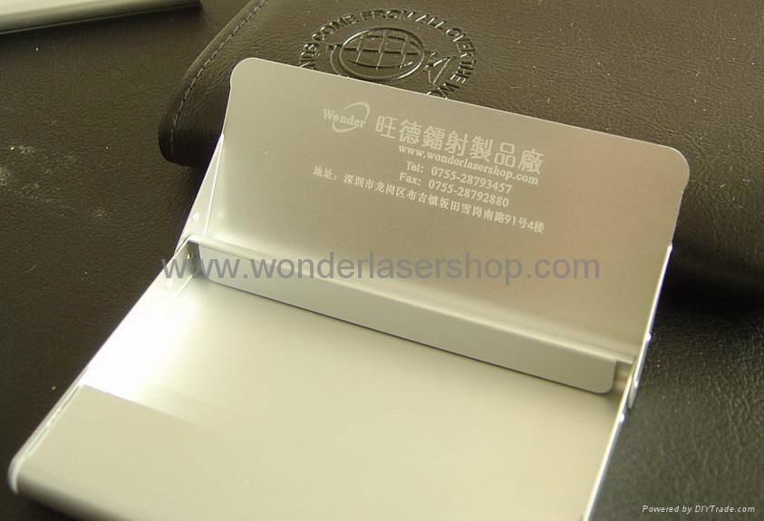 Name card case laser marking 5