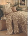 Damask Printed Quilt Set