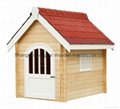 Dog shelter, wood dog house