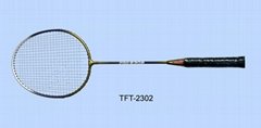 Iron alloy badminton racket