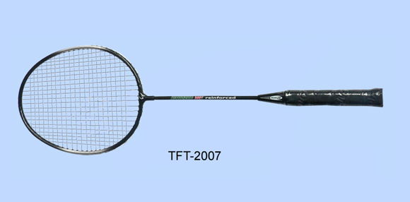 Iron alloy badminton racket