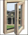 wood with aluminum cladding casement window 1