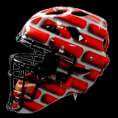 Baseball catcher's helmet