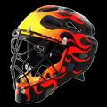 Hockey goalie helmet