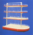 supmarket shelf with back net 2