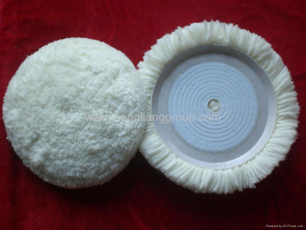 wool buffing pad (white)