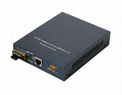 10/100/1000M Gigabyte Optical Fiber Media Converter (GT-GM03/GT-GS03)