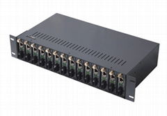 14 Slots Media Converters Rack (GT-RACK-14)