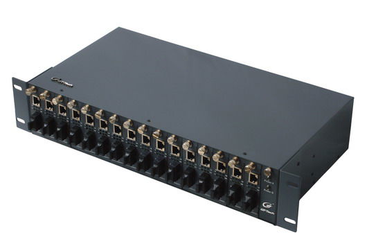 16 Slots Media Converter Rack for Converter Card (GT-RACK-16) 