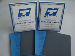 MT resistant curl latex waterproof abrasive paper sheet