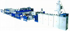 PE、PP、PC Plastic Grid Board Production Line