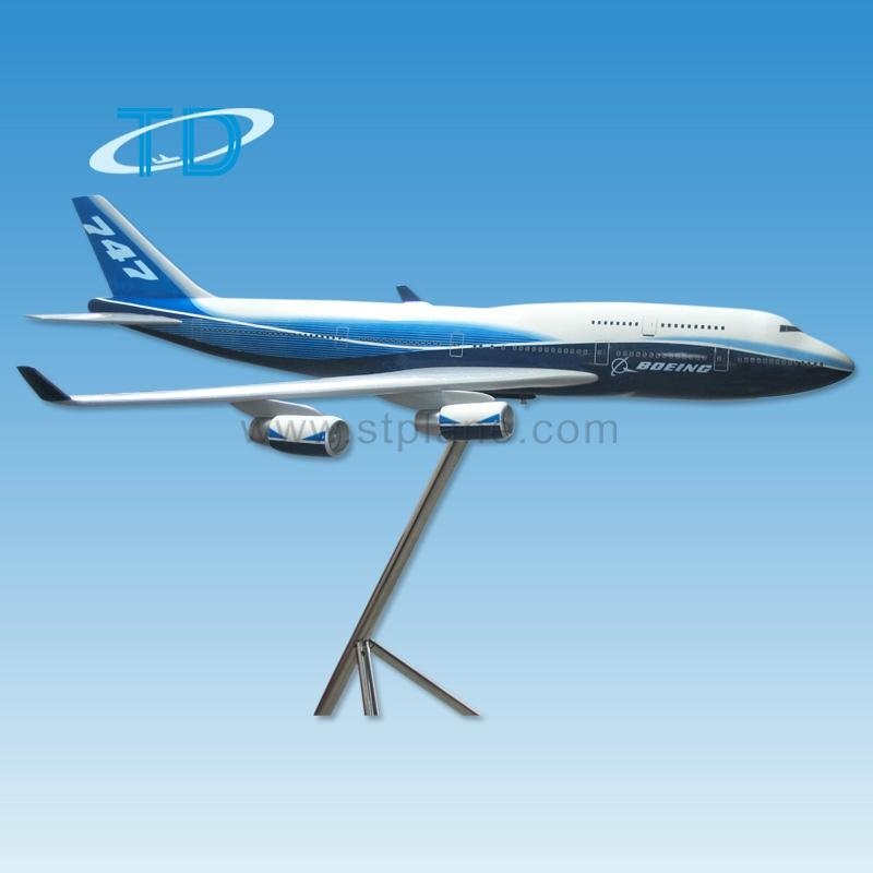 仿真树脂飞机模型B747-400 4