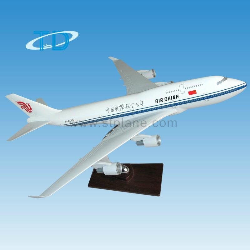仿真树脂飞机模型B747-400 5