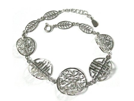 the 925 silver bracelet(jewelry) 4