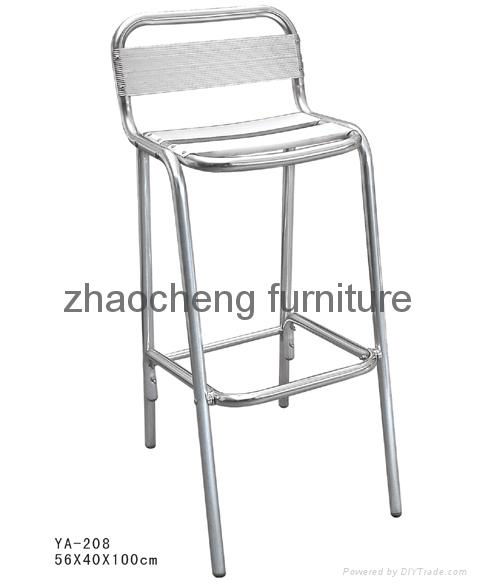 aluminum barstool