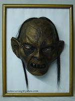 Gollum wooden mask