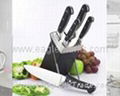 Knife set with stand 1