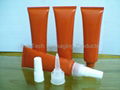 Plastic soft tube for adhesive packaging