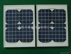 10W鋼化玻璃太陽能電池板