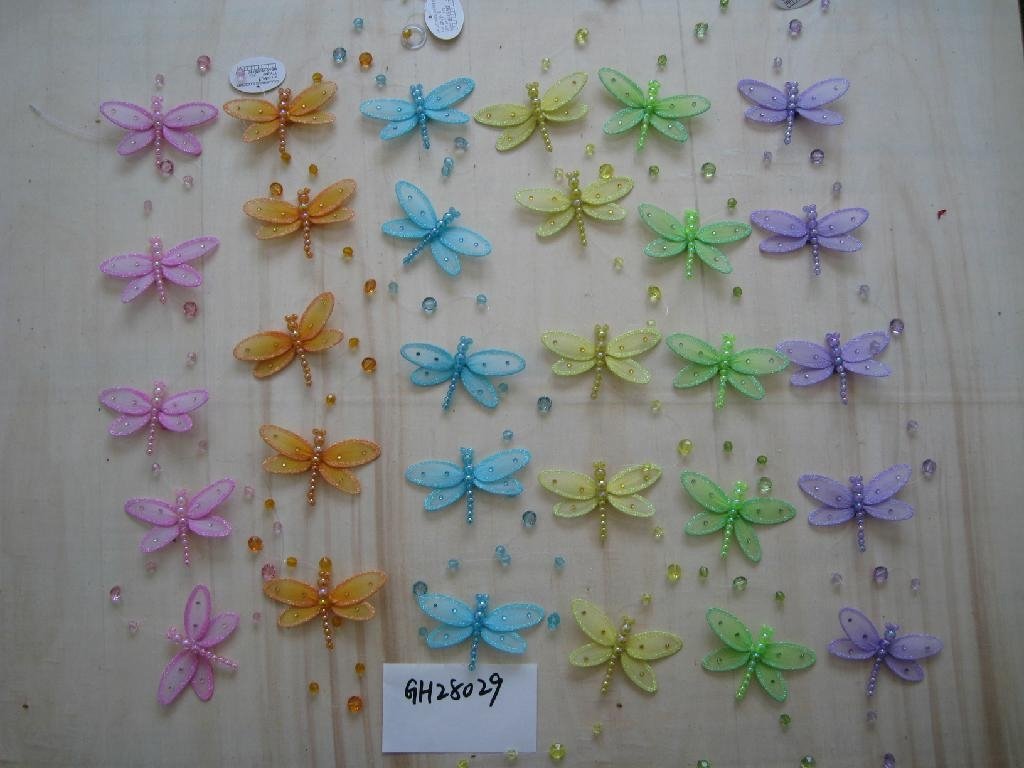 nylon butterfly with wind chimes  3