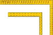 Yellow painted try square TL-633