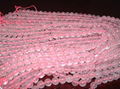 pink crystal beads