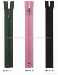 Nylon zippers Series