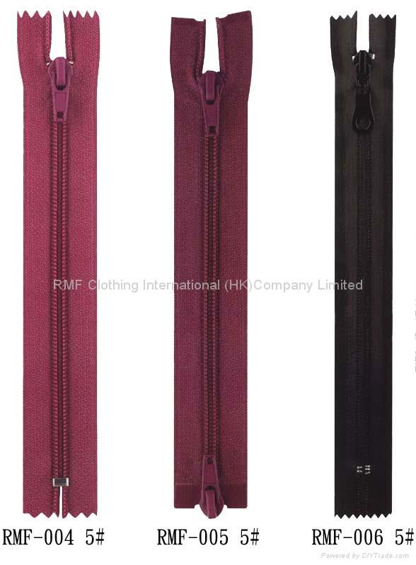 Nylon zippers series 3