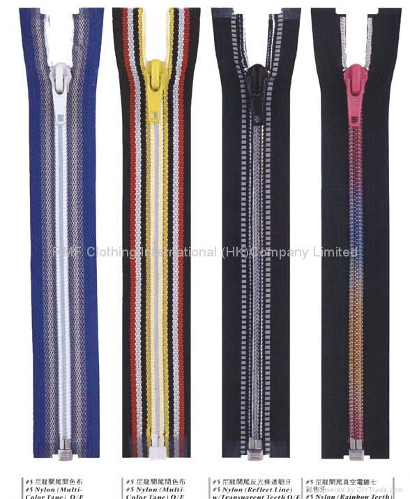 Nylon zippers series 4