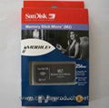 SanDisk M2 256mb 512mb memory stick 1