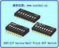 耐高溫長壽命1.27mm半腳距