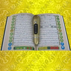  FM Radio& Recording Function Golden Quran Read Pen with Word by Word 