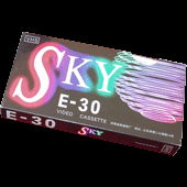 blank video tape/cassette(sky)VHS