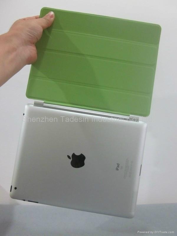 Slim Magnetic Smart Cover Wake/Sleep PU Stand Case for iPad 2/3 