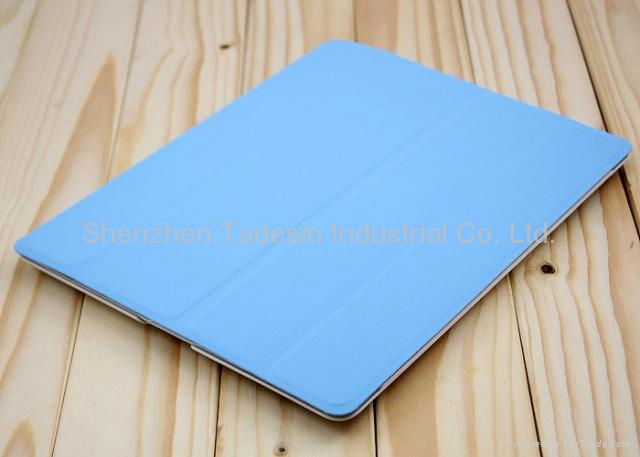 Slim Magnetic Smart Cover Wake/Sleep PU Stand Case for iPad 2/3  2