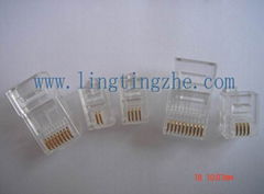 RJ9, RJ11, RJ45 Telephone Modular Plug,