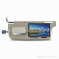 7' sun visor TFT LCD monitor with memory card car truck TV VCD DVD visual audio 1