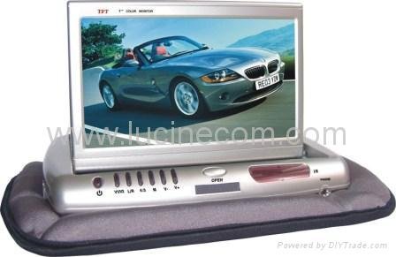  7 inches in dash TFT LCD Monitor car TV DVD with Magnetic Tray