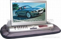 7 inches in dash TFT LCD Monitor car TV DVD with Magnetic Tray