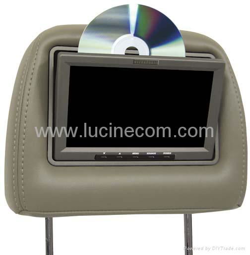7" Headrest TFT LCD Car Truck TV VCD DVD Monitor