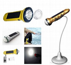 Solar LED flashlight (SPL-05)